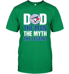 Toronto Blue Jays Dad The Man The Myth The Legend Father's Day MLB Men's T-Shirt Men's T-Shirt - amzapparel