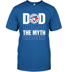 Toronto Blue Jays Dad The Man The Myth The Legend Father's Day MLB Men's T-Shirt Men's T-Shirt - amzapparel