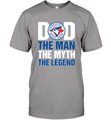 Toronto Blue Jays Dad The Man The Myth The Legend Father's Day MLB Men's T-Shirt Men's T-Shirt - amzapparel