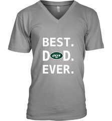 Best New York Jets Dad Best Dad Ever NFL Football Fathers Day Men's V-Neck T-Shirt Men's V-Neck T-Shirt - amzapparel