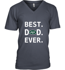 Best New York Jets Dad Best Dad Ever NFL Football Fathers Day Men's V-Neck T-Shirt Men's V-Neck T-Shirt - amzapparel