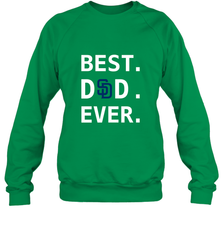Best San Diego Padres Dad Ever Baseball MLB Fathers Day Crewneck Sweatshirt Crewneck Sweatshirt - amzapparel
