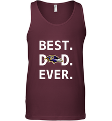 Best Baltimore Ravens Dad Best Dad Ever NFL Football Fathers Day Men's Tank Top Men's Tank Top - amzapparel