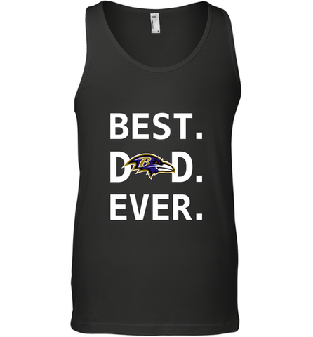Best Baltimore Ravens Dad Best Dad Ever NFL Football Fathers Day Men's Tank Top Men's Tank Top / Black / XS Men's Tank Top - amzapparel