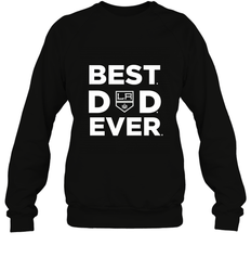 Best Los Angeles Kings Dad Ever Hockey NHL Fathers Day GIft For Daddy (1) Crewneck Sweatshirt