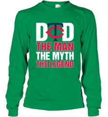 Minnesota Twins Dad The Man The Myth The Legend Father's Day MLB Long Sleeve T-Shirt Long Sleeve T-Shirt - amzapparel