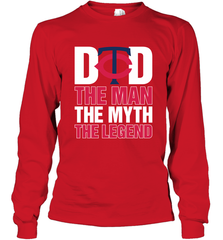 Minnesota Twins Dad The Man The Myth The Legend Father's Day MLB Long Sleeve T-Shirt Long Sleeve T-Shirt - amzapparel