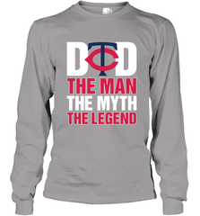 Minnesota Twins Dad The Man The Myth The Legend Father's Day MLB Long Sleeve T-Shirt Long Sleeve T-Shirt - amzapparel