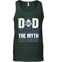 Tampa Bay Rays Dad The Man The Myth The Legend Father's Day MLB Men's Tank Top Men's Tank Top - amzapparel