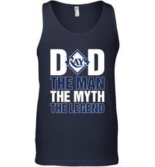 Tampa Bay Rays Dad The Man The Myth The Legend Father's Day MLB Men's Tank Top Men's Tank Top - amzapparel