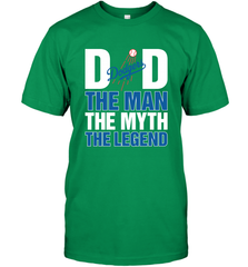 Los Angeles Dodgers Dad The Man The Myth The Legend Father's Day MLB Men's T-Shirt Men's T-Shirt - amzapparel