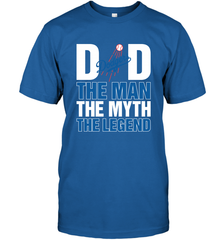 Los Angeles Dodgers Dad The Man The Myth The Legend Father's Day MLB Men's T-Shirt Men's T-Shirt - amzapparel