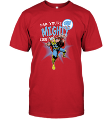 Marvel Thor Mighty Dad Father's Day Gifts Men's T-Shirt Men's T-Shirt - amzapparel