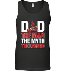 St Louis Cardinals Dad The Man The Myth The Legend Father's Day MLB Men's Tank Top Men's Tank Top - amzapparel