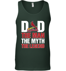 St Louis Cardinals Dad The Man The Myth The Legend Father's Day MLB Men's Tank Top Men's Tank Top - amzapparel
