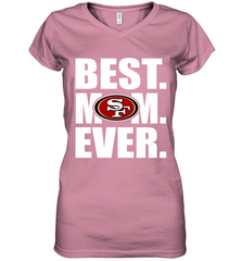 Best San Francisco 49ers Mom Ever NFL Team Mother's Day Gift Women's V-Neck T-Shirt Women's V-Neck T-Shirt - amzapparel