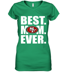 Best San Francisco 49ers Mom Ever NFL Team Mother's Day Gift Women's V-Neck T-Shirt Women's V-Neck T-Shirt - amzapparel