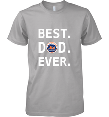 Best New York Mets Dad Ever Baseball MLB Fathers Day Men's Premium T-Shirt Men's Premium T-Shirt - amzapparel